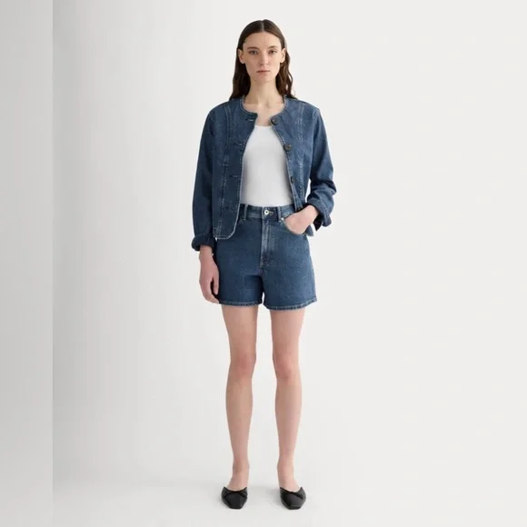 Everlane A-Line Short in Ocean sz 29 - Picture 3 of 8